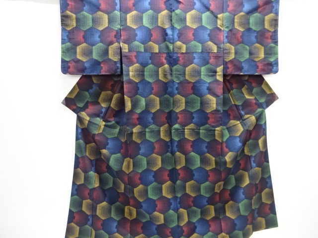 Japanese Kimono / Tsumugi Omeshi Silk